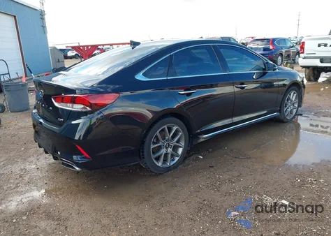 2018 Hyundai Sonata Sport 2.0T from USA, damaged, VIN 5NPE34AB6JH635927